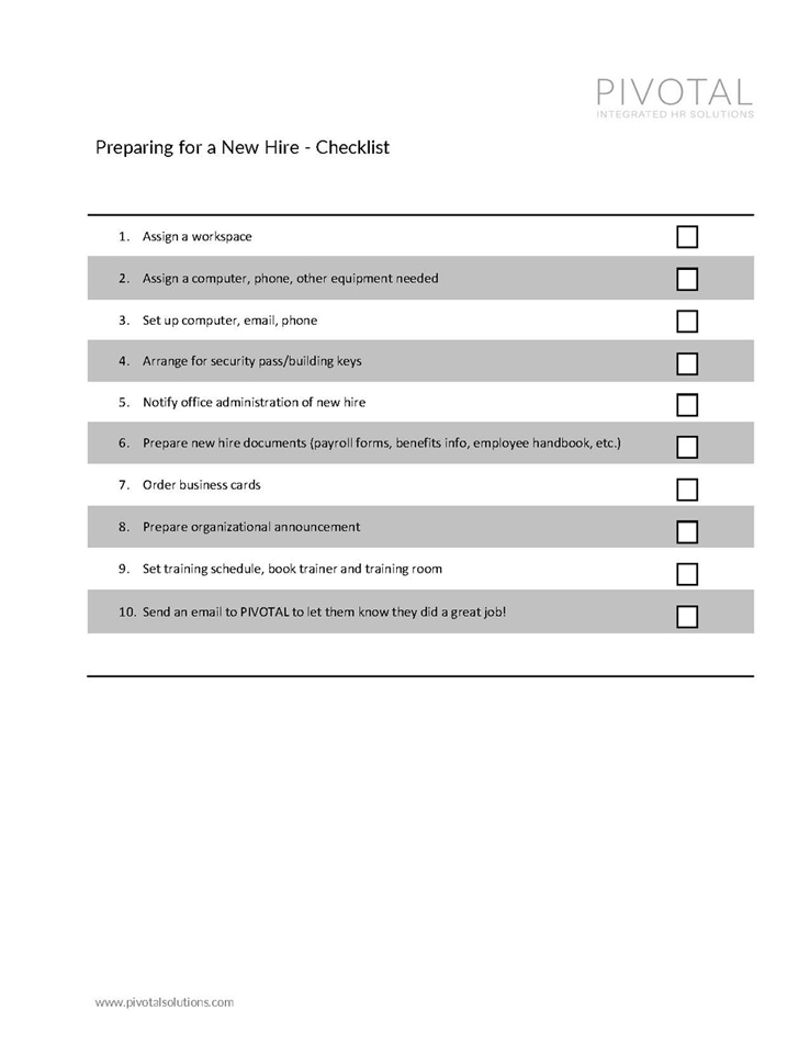 New-Hire-Checklist