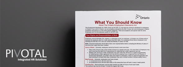 5 Documents You Are Legally Required to Have Posted in Your Workplace 2 pivotal integrated hr solutions