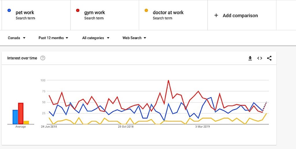 What are job seekers looking for? Work culture dominates trends: important insights for recruiters 7 Niche benefits Canada Google Trend Pivotal HR Solutions Blog
