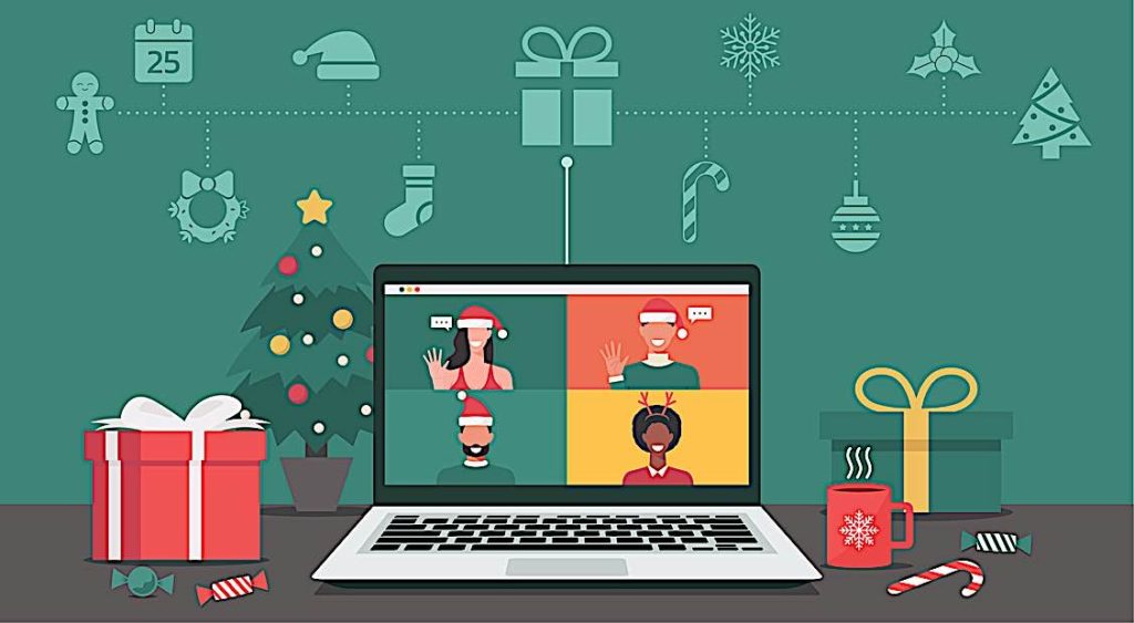 3 Alternatives to a Holiday Party in 2020 that Your Employees Will Love 2 Virtual xmas party office covid 19 Pivotal HR Solutions Blog